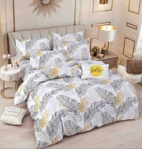 Set lenjerie de pat dublu, 6 piese
