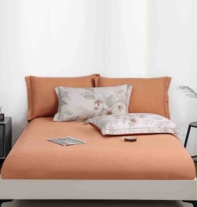 Set lenjerie de pat premium, în cutie cadou, 6 piese, cu elastic - Img 7