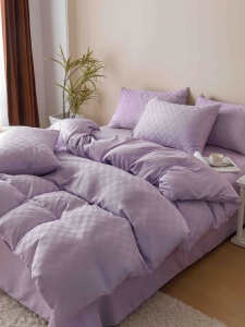 Set lenjerie pat dublu Jacquard, 6 piese - Img 4