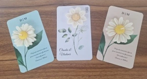 🌼 Mărturie lumânare parfumata pe suport cartonat