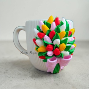 🌷 Cană model "Lalele" 🌷 - Img 2