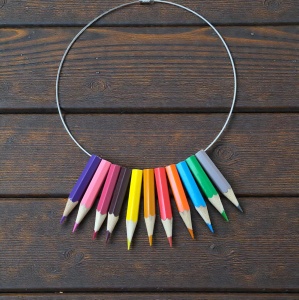 Colier ''Creioane Colorate'' - Img 2