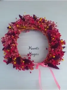 Coroniță din flori uscate pentru festivități – Premium - Img 2
