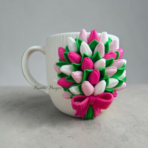 🌷 Cană model "Lalele" 🌷 - Img 3
