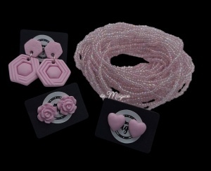 Set Roz “Mânuțe Magice” – Delicatețe și feminitate handmade