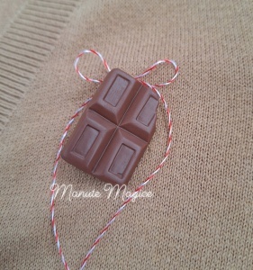 🍫 Mărțișor „Bucățică de ciocolată” – dulce simbol al primăverii 🌸