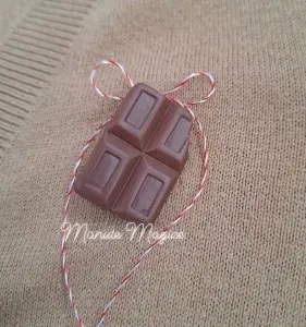 🍫 Mărțișor „Bucățică de ciocolată” – dulce simbol al primăverii 🌸