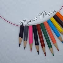Colier ''Creioane Colorate'' - Img 3