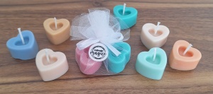 💖 Marturie set 3 inimioare din ceară parfumata 💖