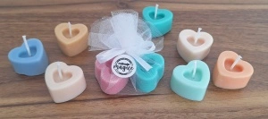 💖 Marturie set 3 inimioare din ceară parfumata 💖