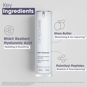 Teoxane Advanced Filler Dry Skin – Anti-Wrinkle Hyaluronic Acid Day Cream, 50ml - Img 5