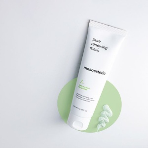 Mesoestetic Pure Renewing Mask – Purifying Exfoliating Mask for Oily Skin, 100ml - Img 2