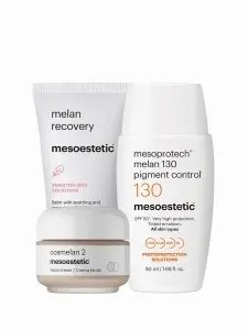 Mesoestetic Cosmelan Home Pack – Cosmelan 2 Cream + Melan Recovery + SPF 50+ Kit - Img 2