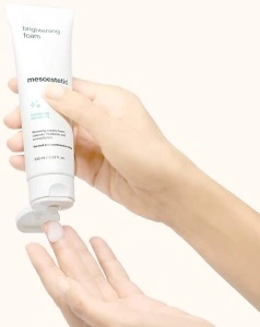 Mesoestetic Brightening Foam – Brightening & Hydrating Cleansing Foam, 100ml - Img 3
