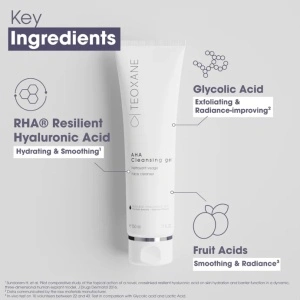Teoxane AHA Cleansing Gel – Exfoliating Brightening Cleanser, 150ml - Img 4