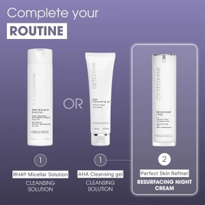 Teoxane Perfect Skin Refiner – Glycolic Acid Resurfacing Night Cream, 50ml - Img 5