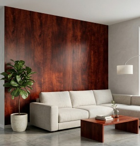 Placă Decorativă Model Cherry Wood cu Dublu Click 2.80m - Img 2