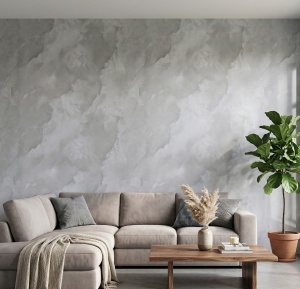 Placă Decorativă Model Marmură Light Grey Onyx cu Dublu Click 2.80m - Img 2