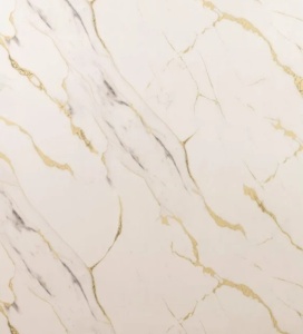 Placă PVC Decorativă Model Calacatta Gold Dust 2.4m x 1.22m, Grosime 2.5mm - Img 4