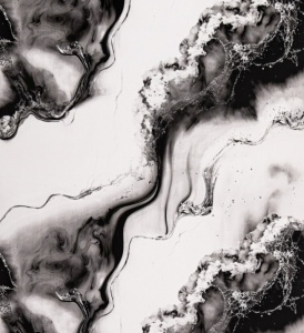 Placă PVC Decorativă Model Monochrome Ink Flow 1.22 x 2.4 m Grosime 2.5 mm - Img 3