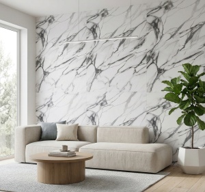 Placă PVC Decorativă Model Silver Forest 2.44m x 1.22m - Img 2