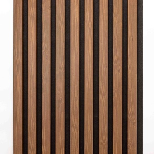Panou Riflaj Decorativ MDF Nuc Natural, 2.8m x 1m x 9mm - Img 3