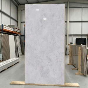 Placă PVC Aspect Beton Industrial Gri Deschis 2.4 m x 1.22 m Grosime 2.5 mm