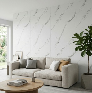 Placă PVC Decorativă Model Calacatta Wind 2.44m x 1.22m - Img 2