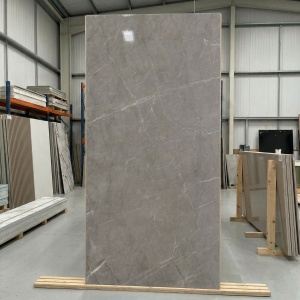 Placă PVC Marmură Gri Ash 1.22 x 2.4 m, Grosime 2.5 mm