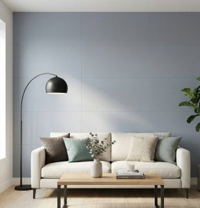 Placă Decorativă Model Matte Steel Grey cu Dublu Click 2.80m - Img 2