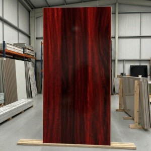 Placă Decorativă Model Red Mahogany Wood cu Dublu Click 2.80m