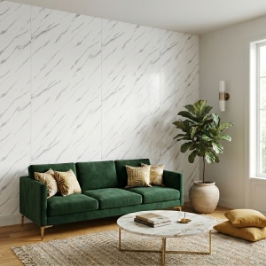 Placă PVC Decorativă Model Astral Marble 2.8 m x 1.22 m Grosime 2.5 mm - Img 2