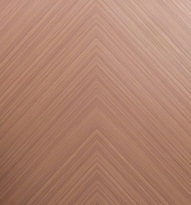 Placă PVC Lemn Chevron Warm Cherry 1.22 x 2.4 m, Grosime 2.5 mm - Img 3