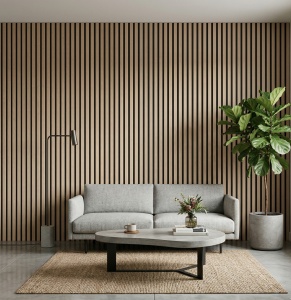 Riflaj Premium MDF Natural Pine 2.8m x 0.60m x 13 mm - Img 2