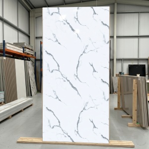 Placă PVC Decorativă Model Statuario Venato 2.8 m x 1.22 m Grosime 2.5 mm