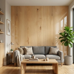 Panou Decorativ Aspect Lemn de Stejar Natural 2.4m x 1.22m Grosime 2.5mm - Img 2