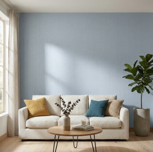 Placă Decorativă Model Light Blue Linen cu Dublu Click 2.80m - Img 2
