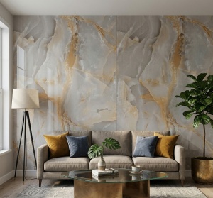 Placă Decorativă Model Pearl Onyx cu Dublu Click 2.80m - Img 2