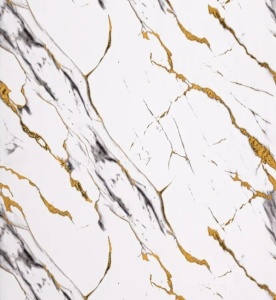 Placă PVC Decorativă Model Marmură Calacatta Majestic 1.22 x 2.8 m Grosime 2.5 mm - Img 3