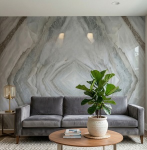 Pachet Două Plăci Decorative PVC Diamond Marble