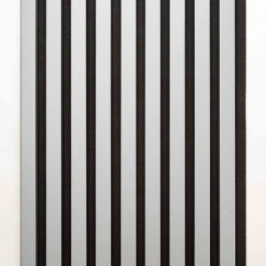 Panou Riflaj Decorativ MDF Gri Deschis, 2.8m x 0.60m x 9mm - Img 3