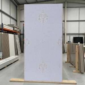 Placă Decorativă Model Silver Damask Vintage cu Dublu Click 2.80m