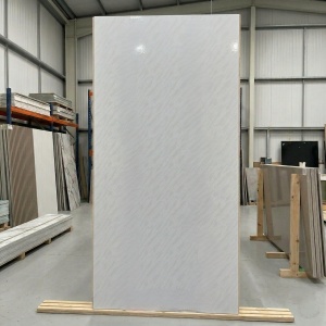 Placă Decorativă Tavan Model Fiber White cu Dublu Click 2.80m