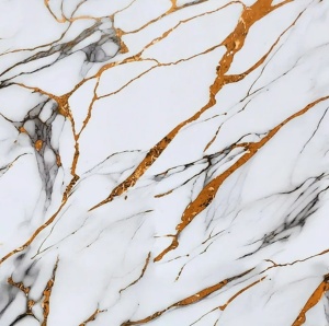 Placă PVC Decorativă Model Marmură Golden Line 2.44m x 1.22m - Img 3