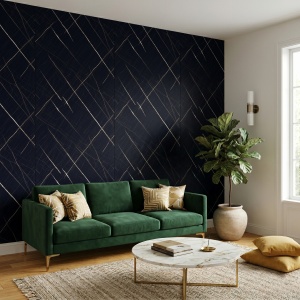 Placă PVC Decorativă Model Sahara Noir 2.8 m x 1.22 m Grosime 2.5 mm - Img 2