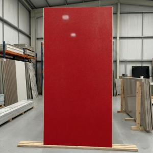 Placă PVC Roșu Vibrant Satinat 1.22 x 2.4 m Grosime 2.5 mm