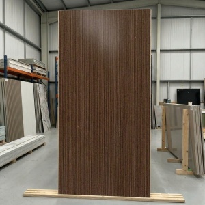 Placă Decorativă Model Dark Walnut Wood cu Dublu Click 2.80m