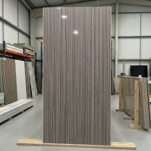 Placă Decorativă Model Grey Oak Wood cu Dublu Click 2.80m