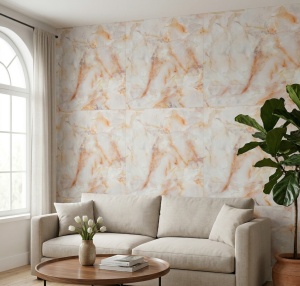 Placă Decorativă Model Rose Onyx Pearl cu Dublu Click 2.80m - Img 2