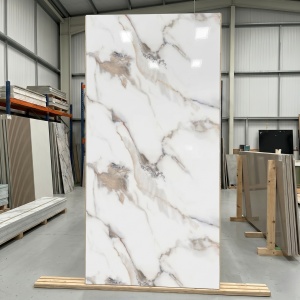 Placă PVC Decorativă Model Statuario Royal 2.8 m x 1.22 m Grosime 2.5 mm